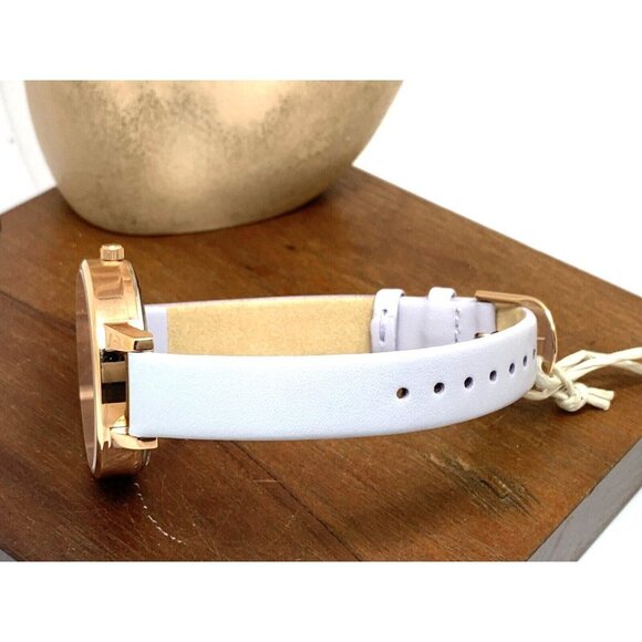 Olivia Burton Women's Watch OBW0706 Quartz Floral Dial Rose Gold Leather… - Picture 8 of 13